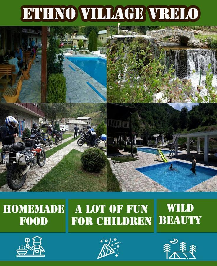 Gasthaus Etno Selo Vrelo & Camping Berane Exterior foto